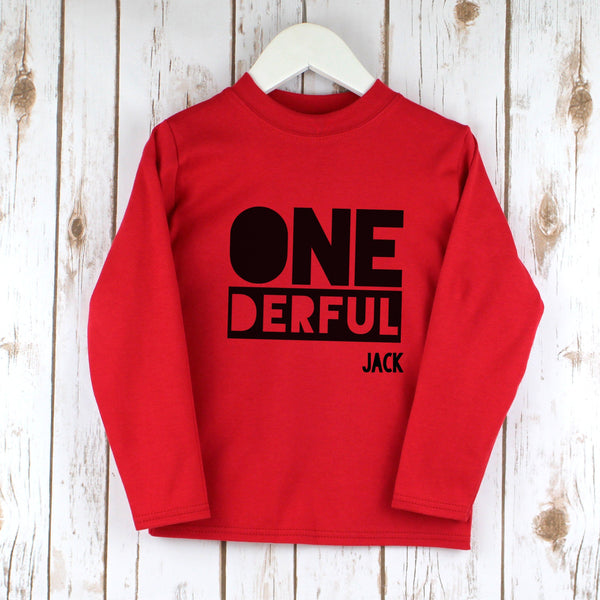 Personalised 1st Birthday One-Derful T Shirt, - Betty Bramble