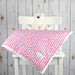 Evie Pink Floral Baby Blanket - Betty Bramble