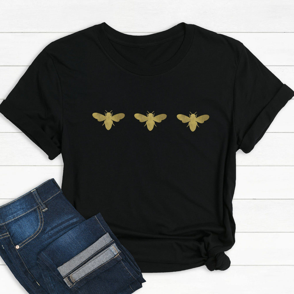 Ladies Triple Gold Bee T Shirt