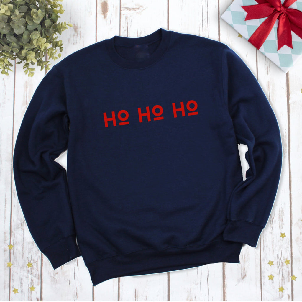 Ho Ho Ho Men's Christmas Sweatshirt - Express Delivery Available At Betty Bramble