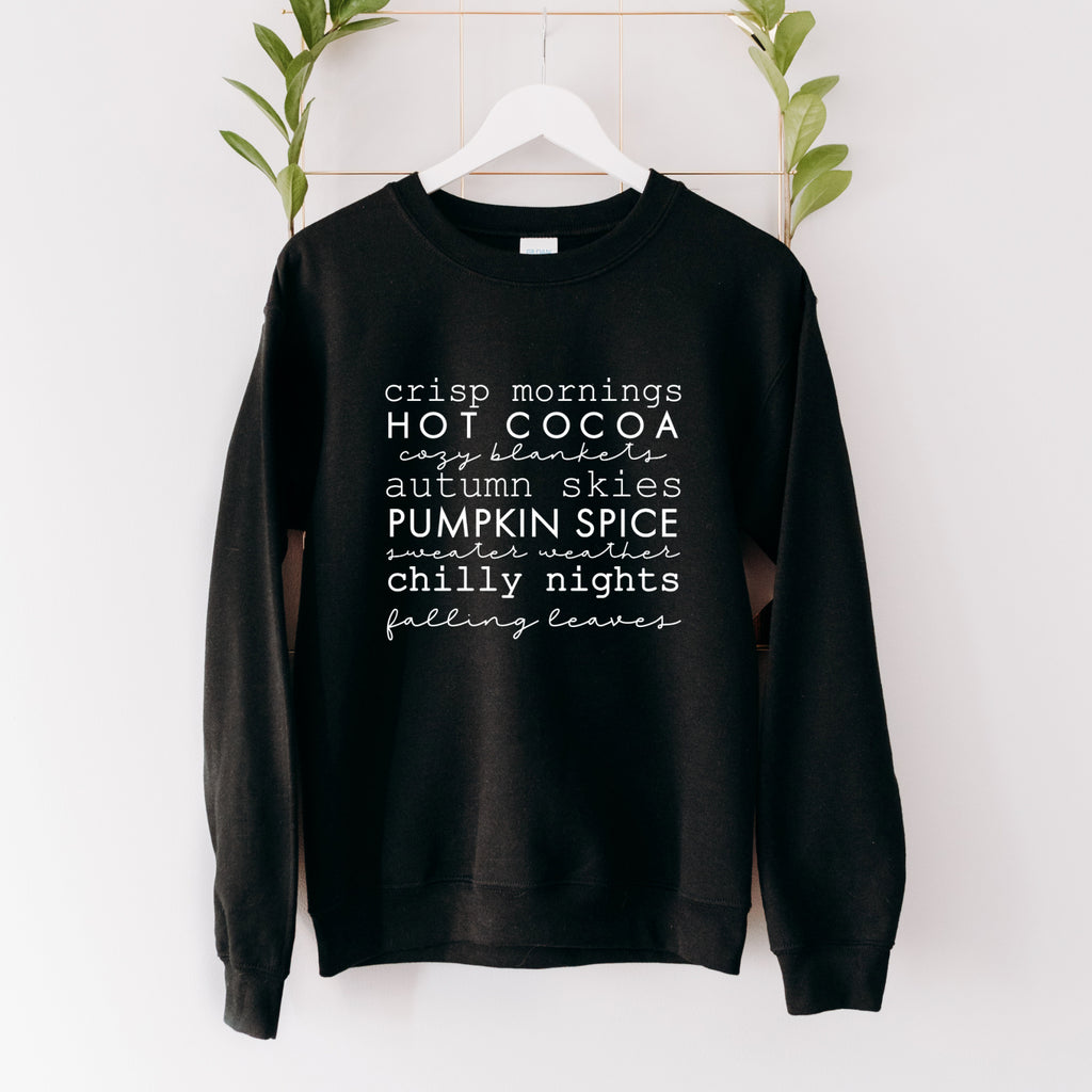 Autumn Days Ladies Sweatshirt