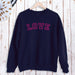 Love Neon Pink Sweatshirt,Ladies Sweatshirt - Betty Bramble