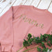 Leopard Mama Sweatshirt in Pink,Ladies Sweatshirt - Betty Bramble