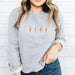 Rose Gold & Glitter Mini Lightning Bolts Sweatshirt