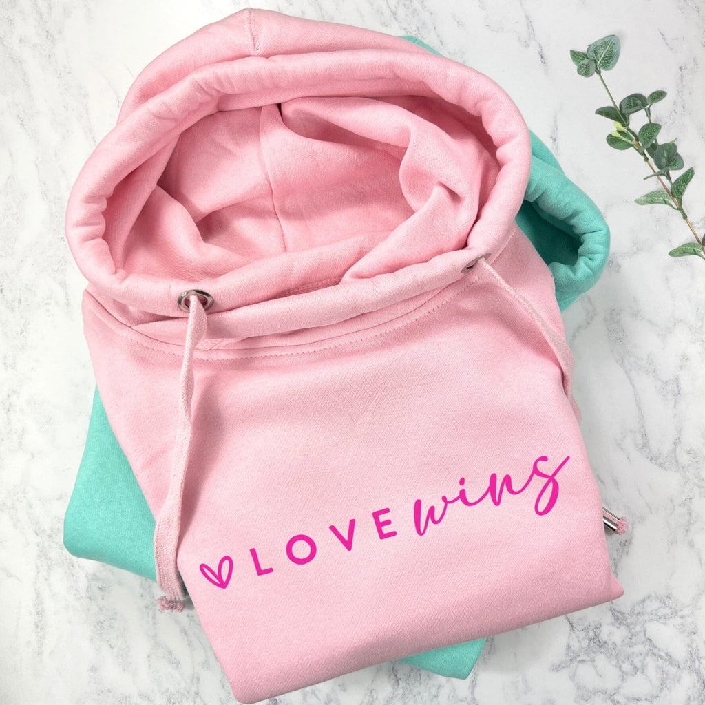 Love Wins Luxe Cowl Neck Sweatshirt
