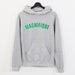 Magnifique Heather Grey with Green Hoodie