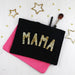 Leopard Print Mama Make Up Bag