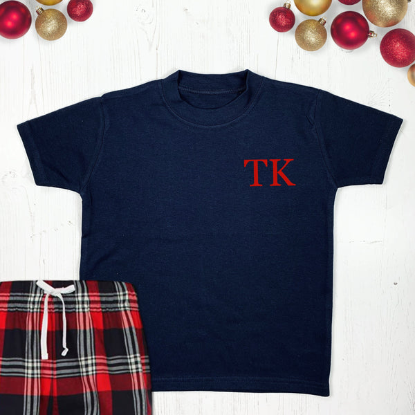 Children's Personalised Christmas Pyjamas