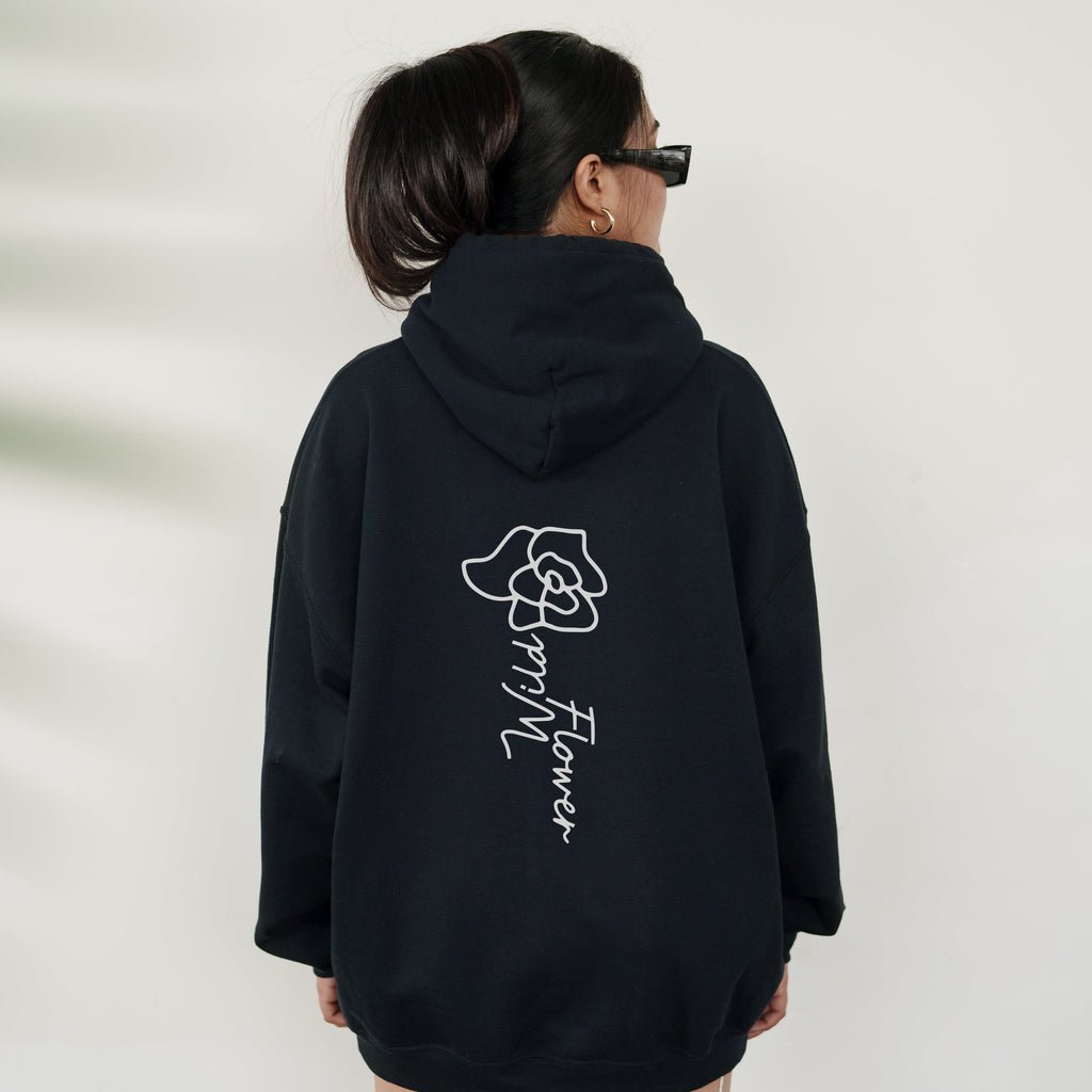 Wild Flower Ladies Hooded Sweatshirt