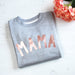 Mama Ladies Sweatshirt in Rose Gold,Ladies Sweatshirt - Betty Bramble