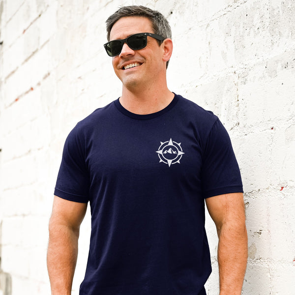 Mountain Range Compass T Shirt