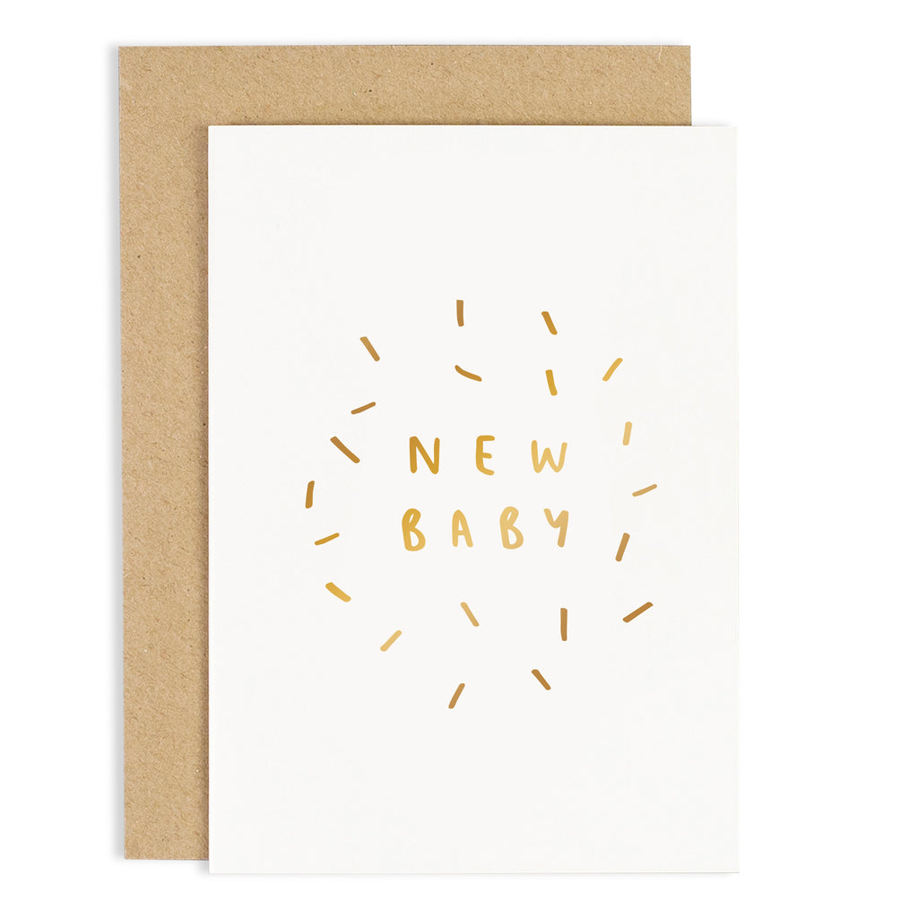 New Baby Sparkle Card