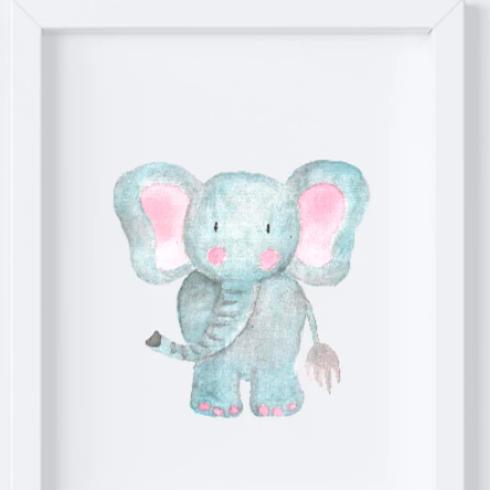 Pick and Mix Animal Nursery Prints,Art Print - Betty Bramble