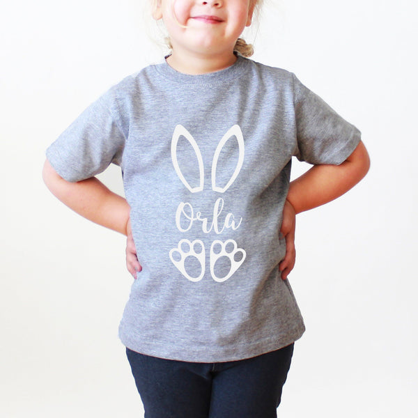 Children's Personalised Easter Rabbit T Shirt
