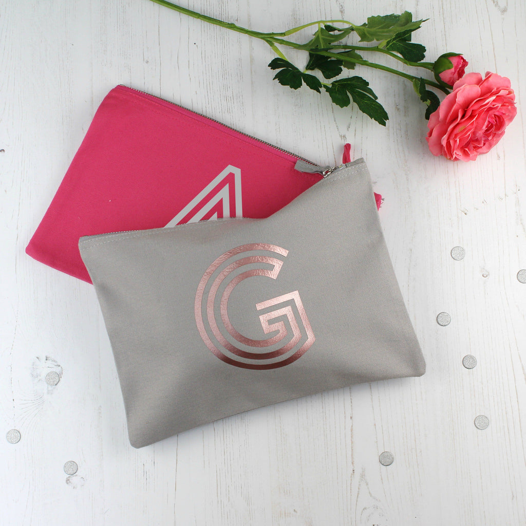 Personalised Monogram Make Up Bag, - Betty Bramble