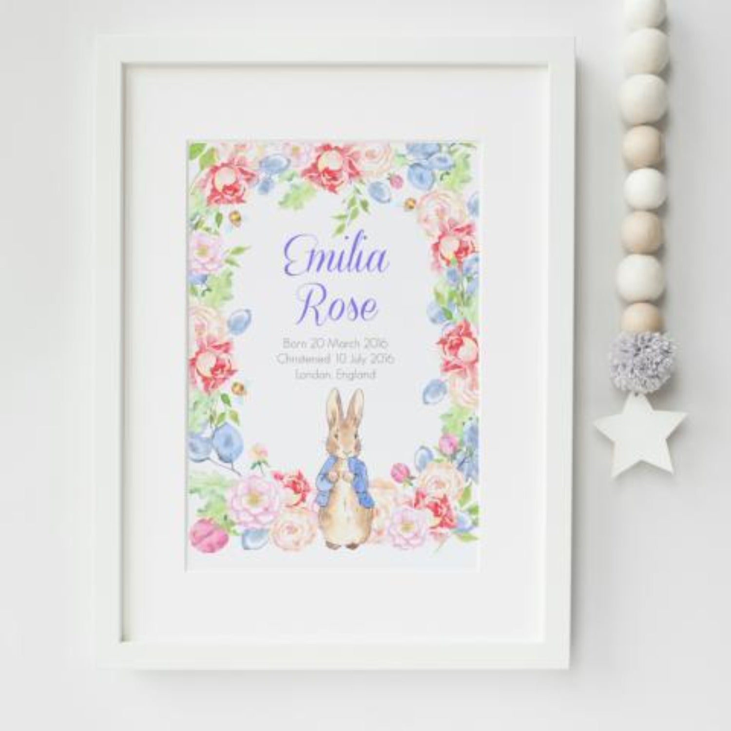 Peter Rabbit Nursery Art Print by Betty Bramble