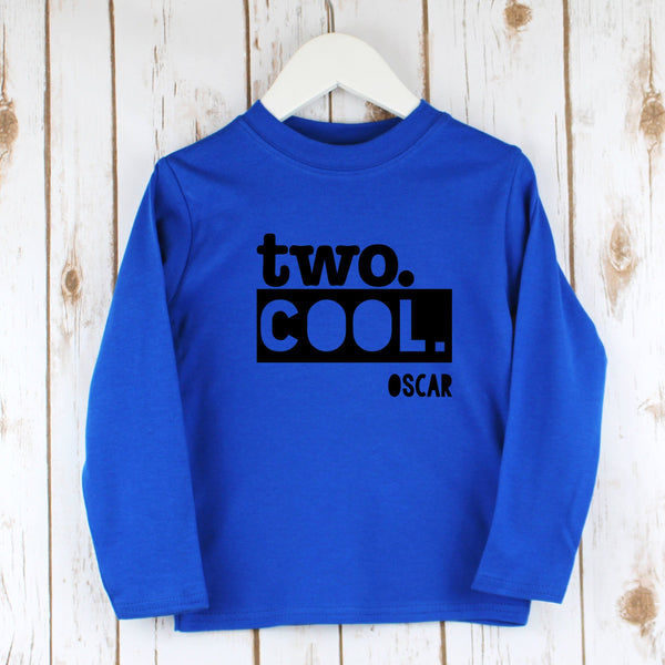 Personalised Second Birthday Two Cool T Shirt, - Betty Bramble