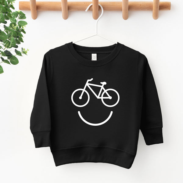 Smiley Bike Face Children's Sweatshirt