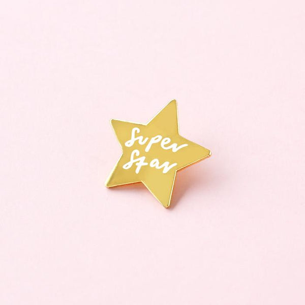 Super Star Enamel Pin