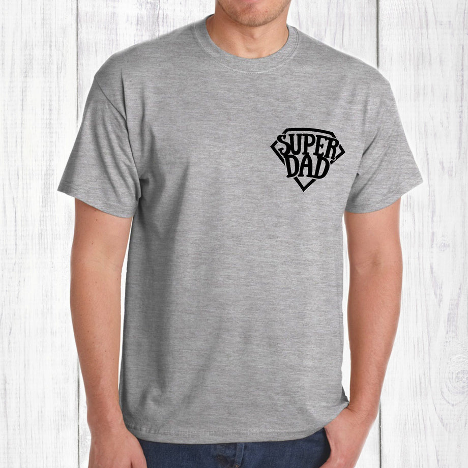 Superdad Men's T Shirt by Betty Bramble