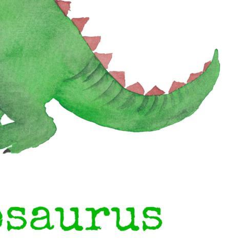 Personalised Dinosaur Nursery Art Print,Art Print - Betty Bramble