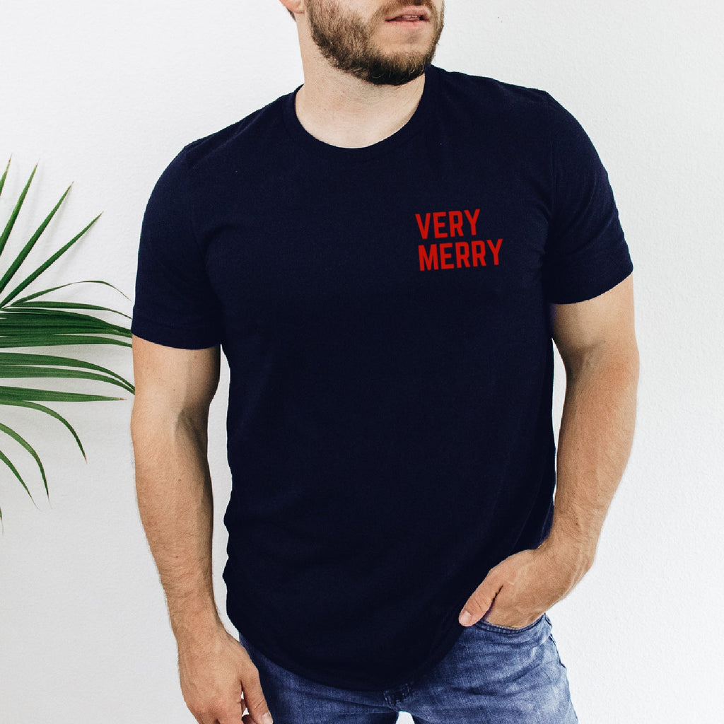 Very Merry Men's Christmas T-Shirt
