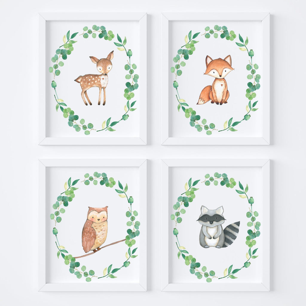 Forest Animals Children's Art Print Set,Art Print - Betty Bramble