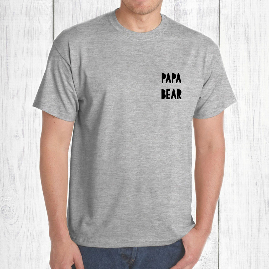 Papa Bear Men's T Shirt CUSTOM ORDER, - Betty Bramble