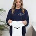 Mama Bear Heart Sweatshirt and Bodysuit Twinning Set