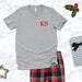 Men's Personalised Christmas Pyjamas with Grey Top